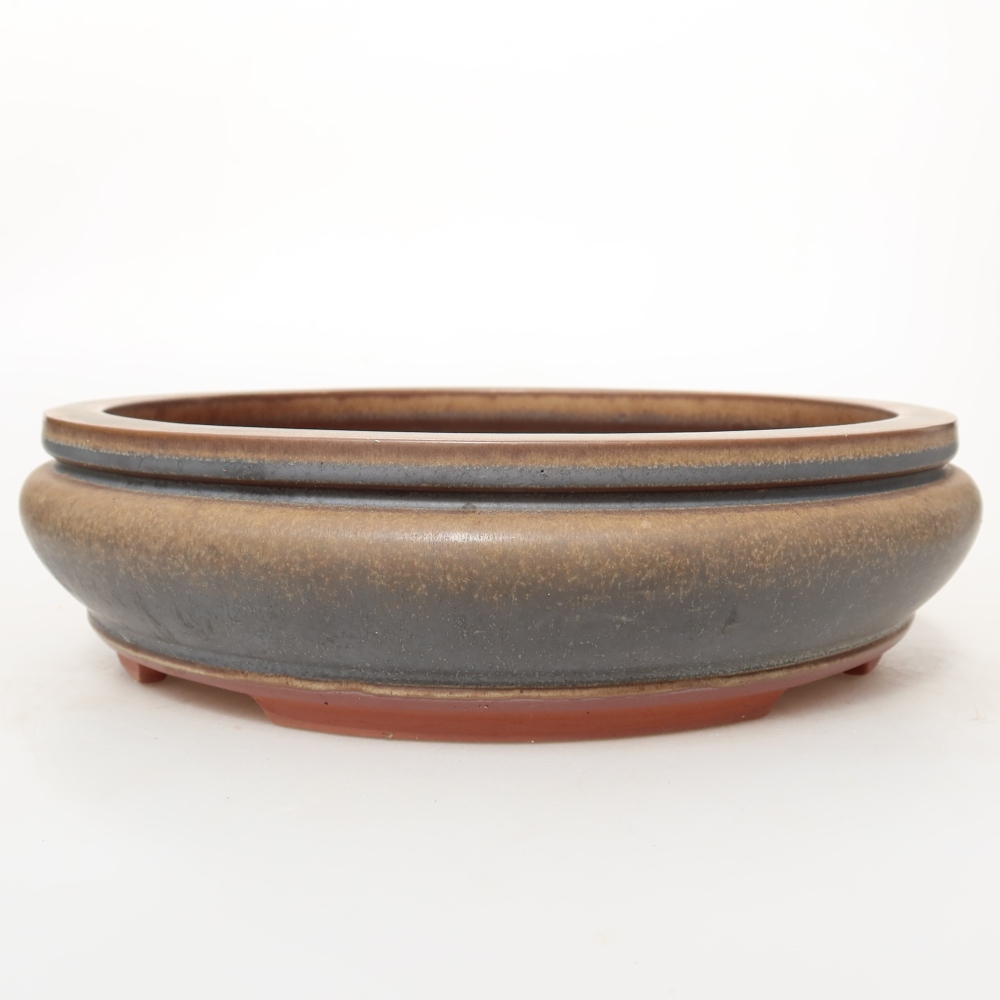 Ceramiczna miska  27 x 27 x 7,5 cm, kolor brązowy