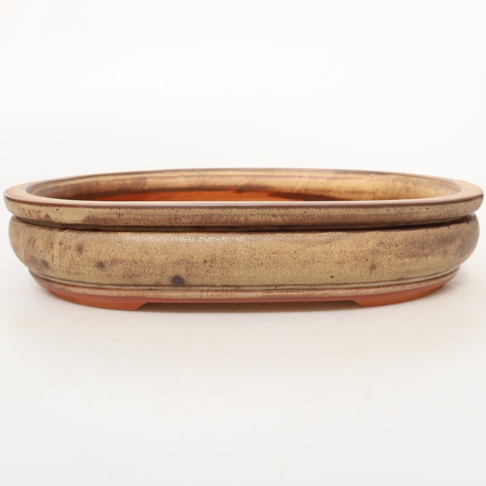 Ceramiczna miska  26 x 18,5 x 5 cm, kolor brązowy