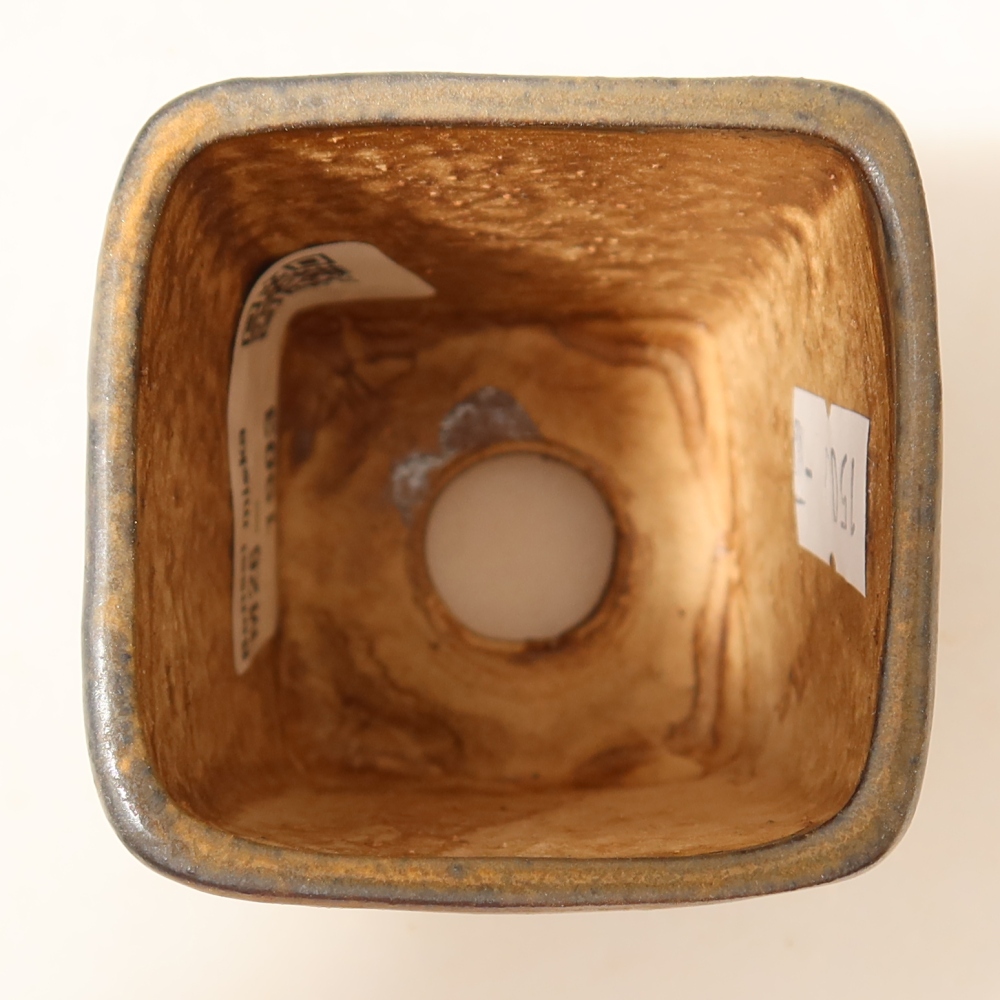 Ceramiczna miska do bonsai 5 x 5 x 6,5 cm, brązowa