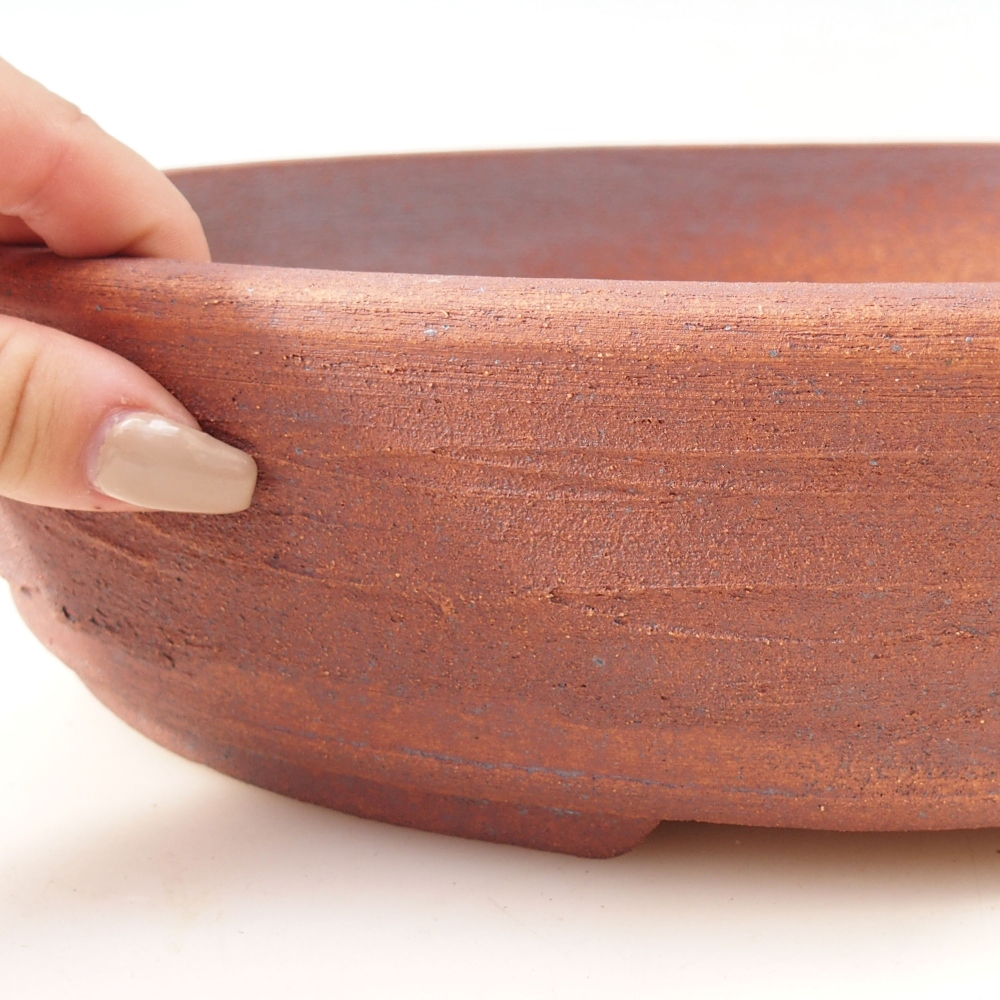 Misa do bonsai 32 x 24,5 x 7 cm, kolor metaliczny