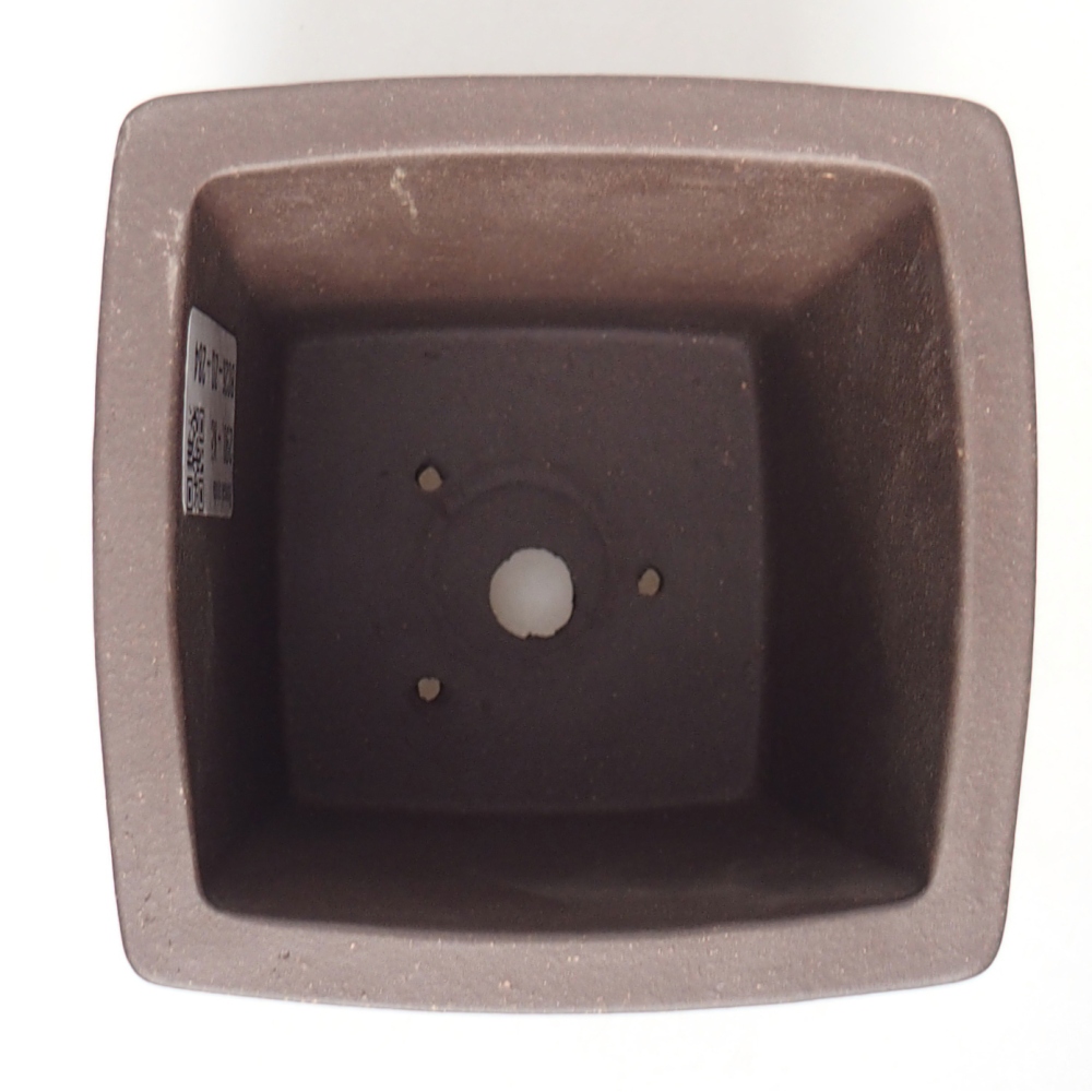 Miska 9 x 9 x 10 cm brązowa