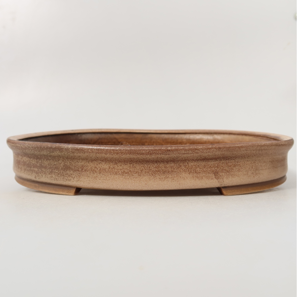 Ceramiczna miska do bonsai 30,5 x 26,5 x 4 cm, kolor różowy