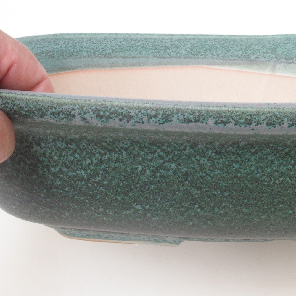 Bonsai bowl H10 - 37 x 28 x 9 cm. - zielony