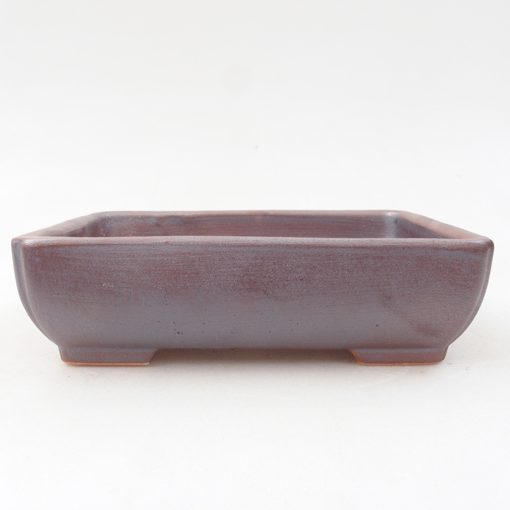 Ceramiczna miska bonsai 14 x 11 x 4 cm, kolor metaliczny