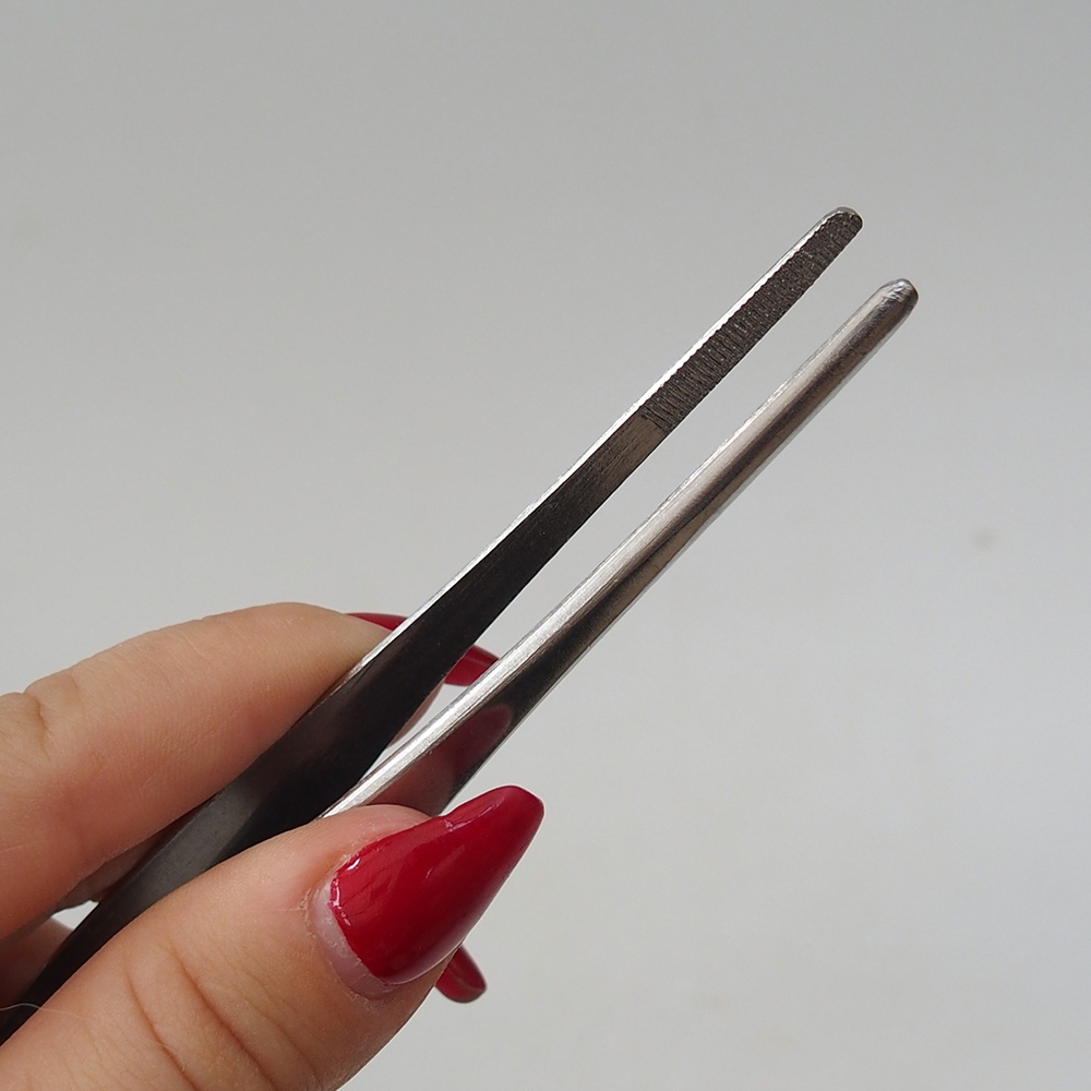 Chwytak i pęseta 22 cm - stal nierdzewna