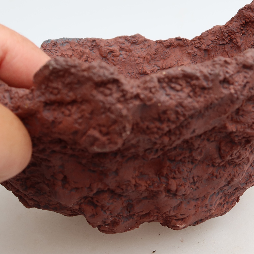 Ceramiczna skorupa 20 x 17 x 12,5 cm, kolor brązowy