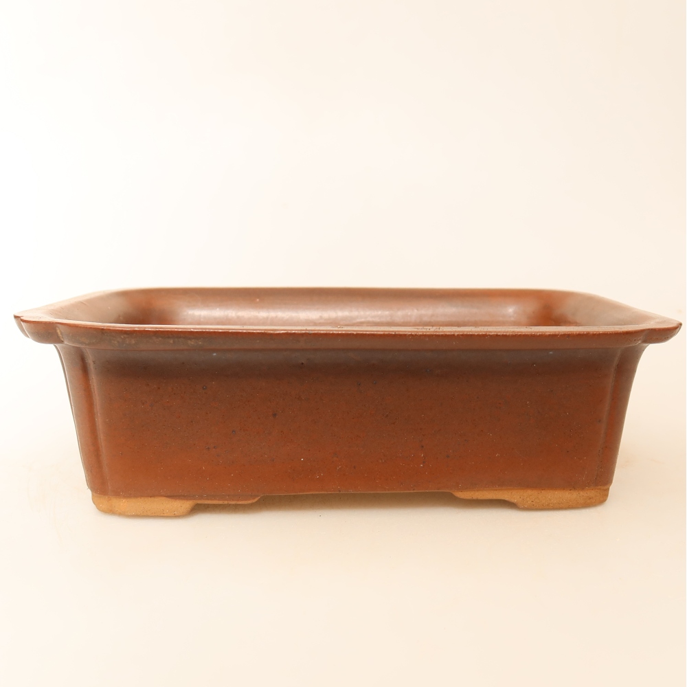 Miska ceramiczna  20 x 15,5 x 5,5 cm, kolor brązowy