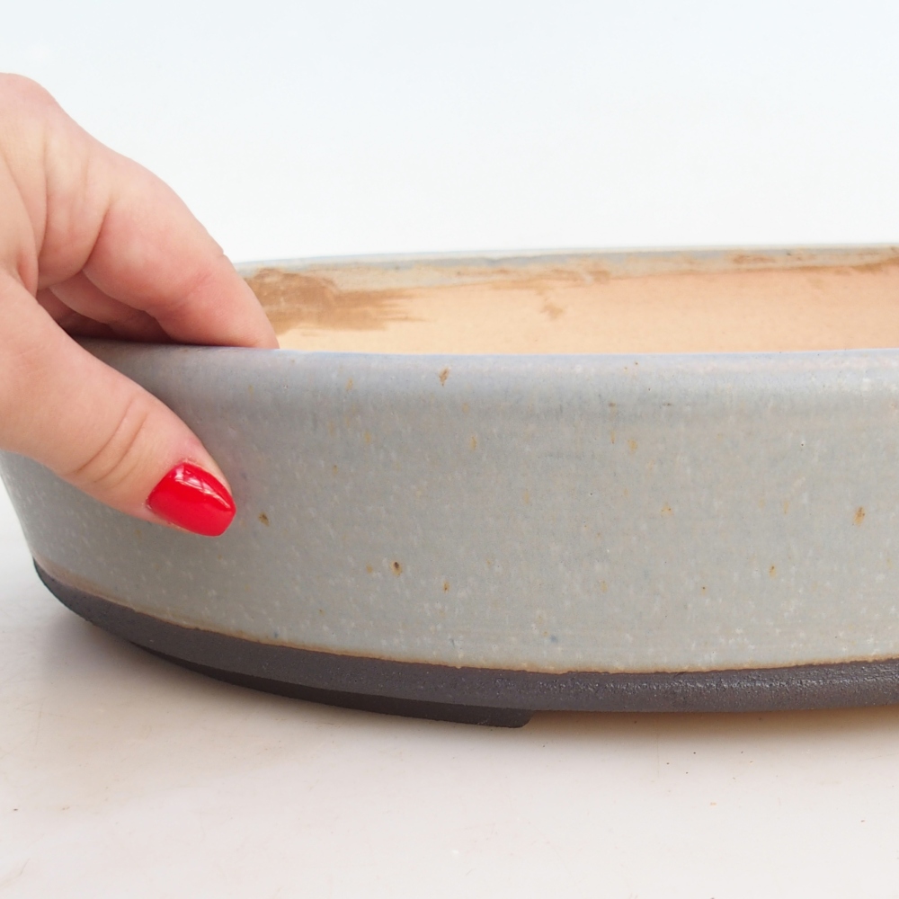 Misa do bonsai 38,5 x 30,5 x 7 cm, kolor niebieski