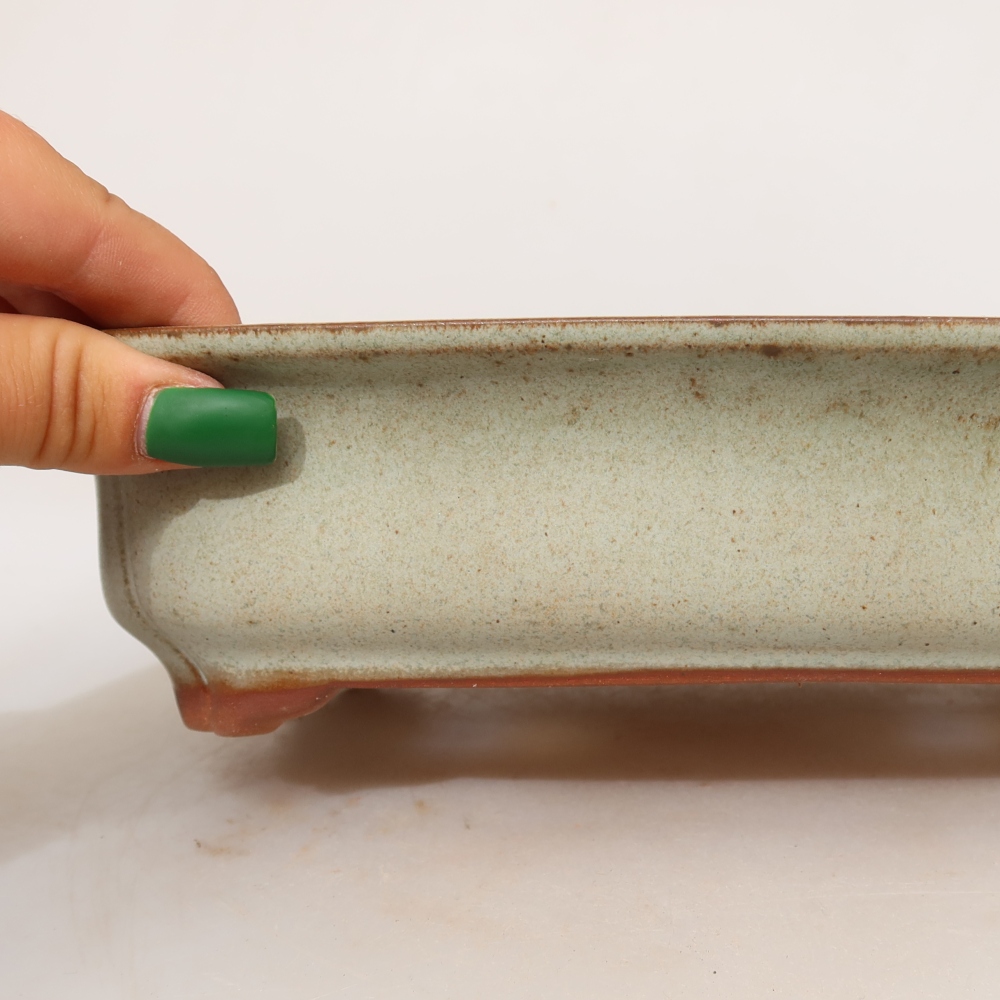 Ceramiczna miska  24 x 17 x 6 cm, kolor beżowy