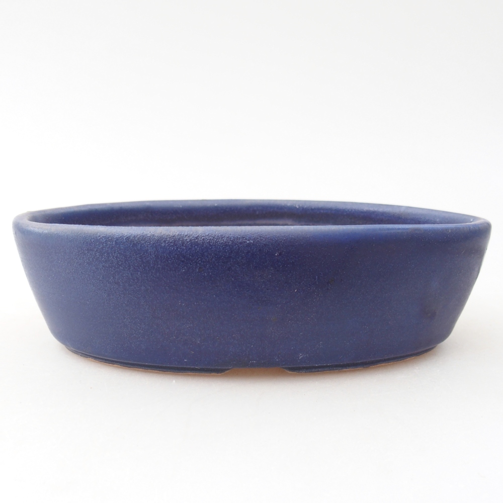 Ceramiczna miska do bonsai 15 x 9,5 x 4 cm, kolor niebieski