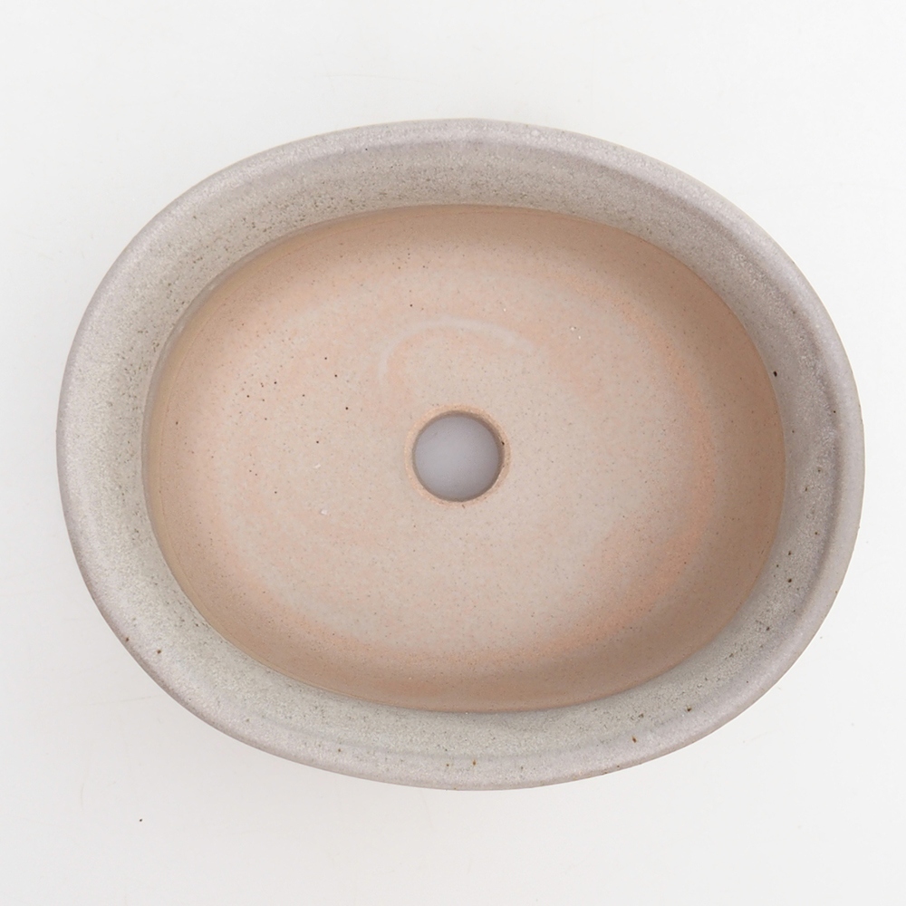 Miska do bonsai H30 - 12 x 10,5 x 5,5 cm - beżowa