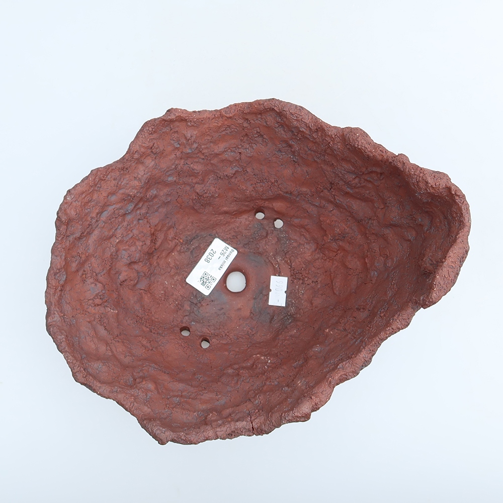 Ceramiczna skorupa 23 x 20 x 16,5 cm, kolor brązowy