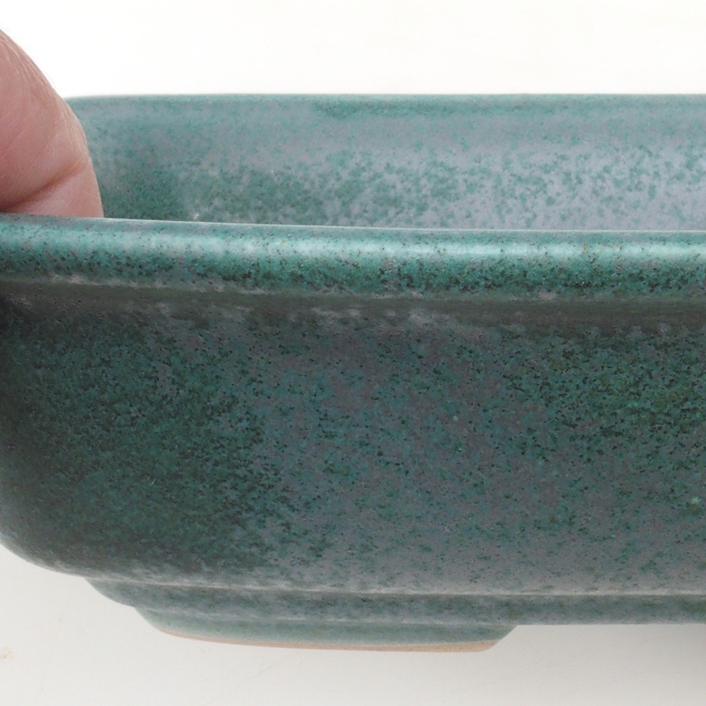 Bonsai bowl H09 - 30 x 23 x 7,5 cm. - zielony