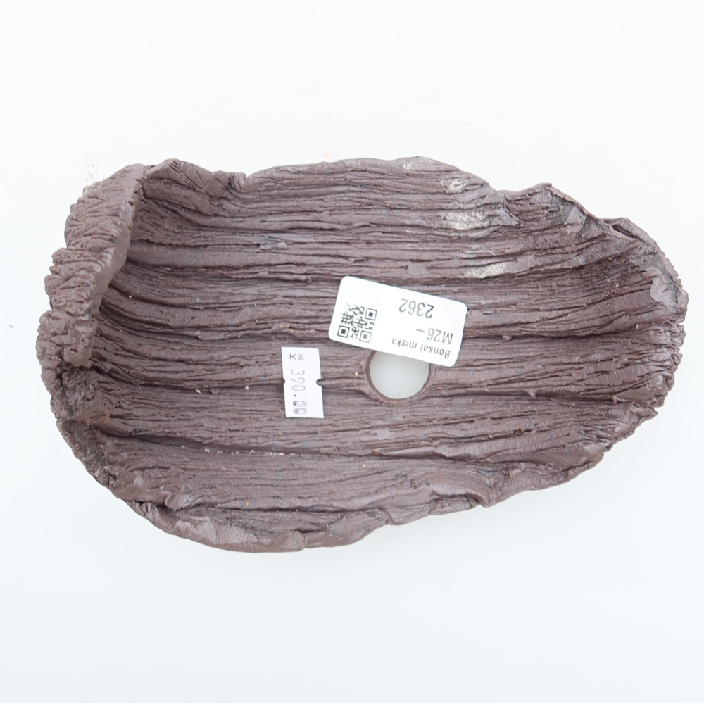 Ceramiczna skorupa  15 x 11 x 14 cm, kolor brązowy