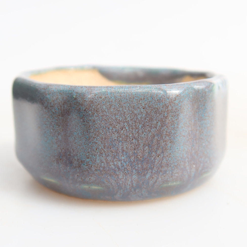 Ceramiczna miseczka do bonsai 5 x 5 x 2,5 cm, kolor szary