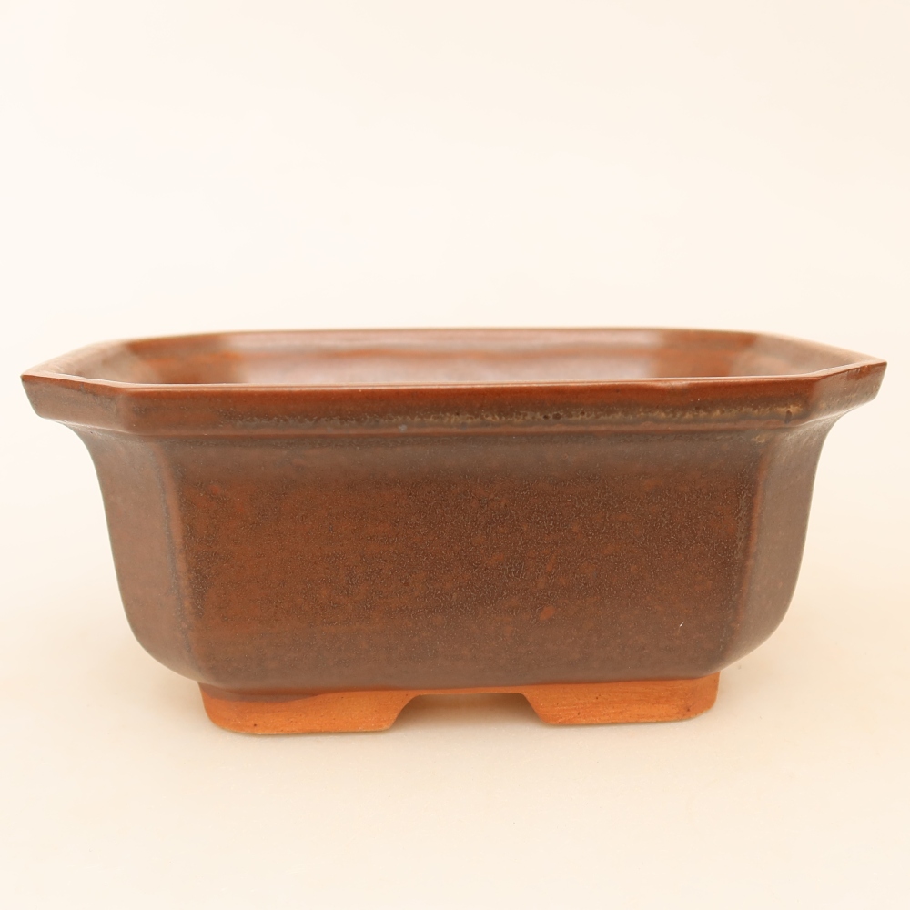 Ceramiczna miska  15 x 12 x 7 cm, kolor brązowy