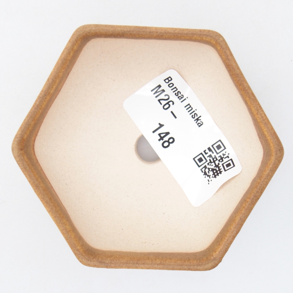 Mini miska do bonsai 7 x 6 x 3 cm, brązowa