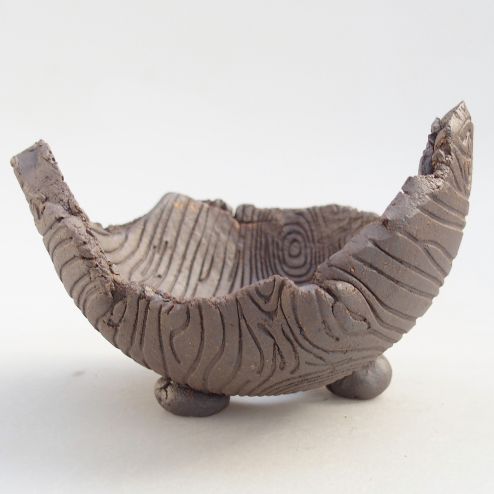 Muszla ceramiczna 10 x 10 x 7,5 cm, kolor metaliczny