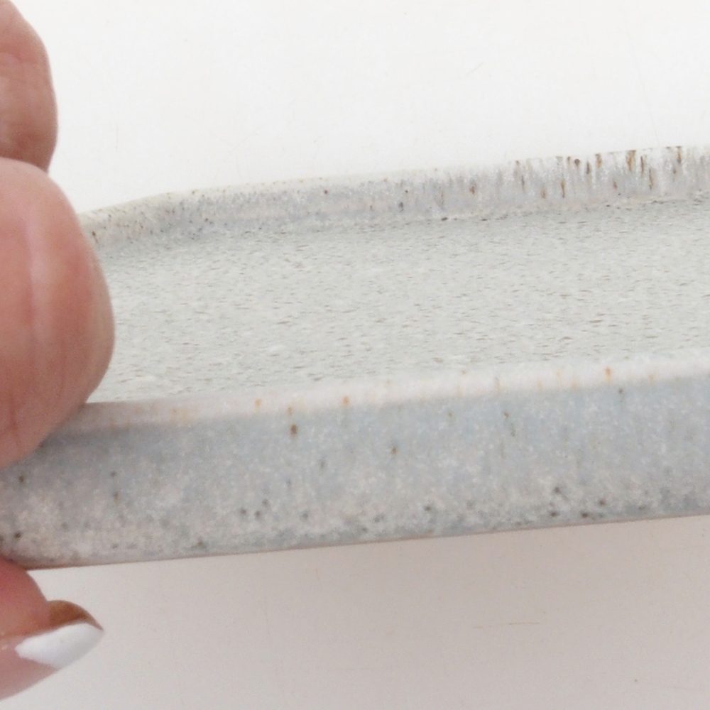 Miska ceramiczna H53 - 18,5 x 17 x 1 cm - beżowa