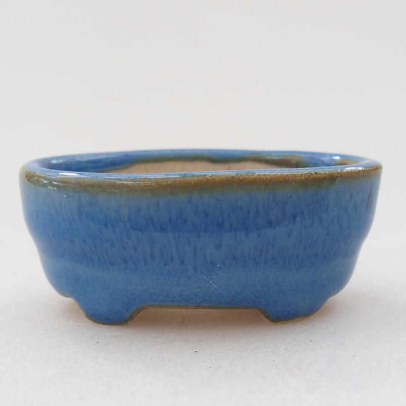 Mini miska bonsai 4 x 2,5 x 2 cm, kolor niebieski