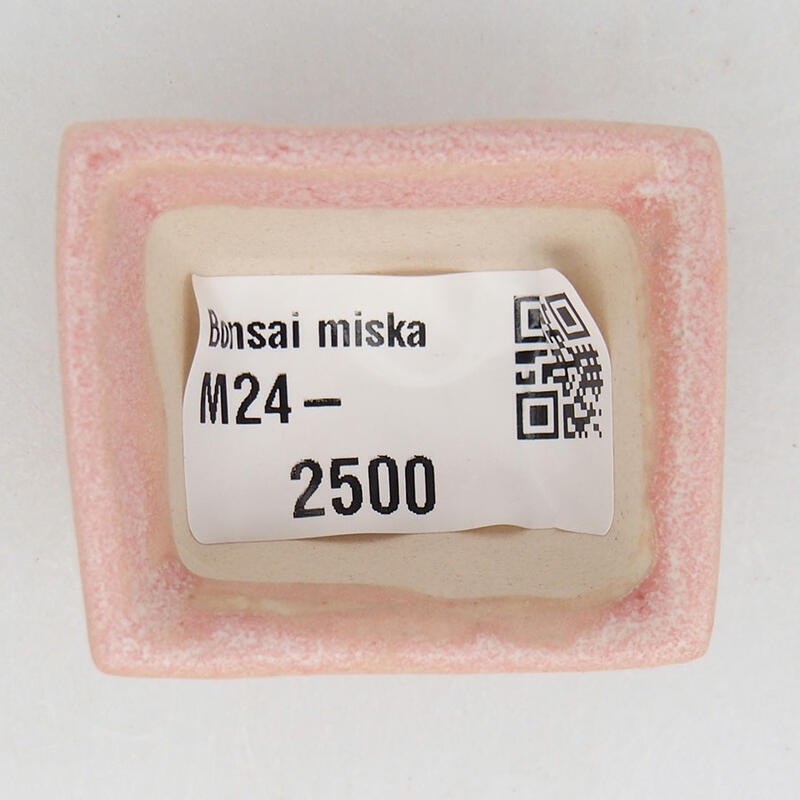 Mini miska bonsai 4 x 3,5 x 2,5 cm, kolor różowy