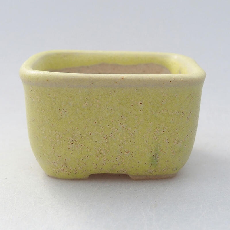 Mini miska bonsai 4 x 3,5 x 2 cm, kolor żółty