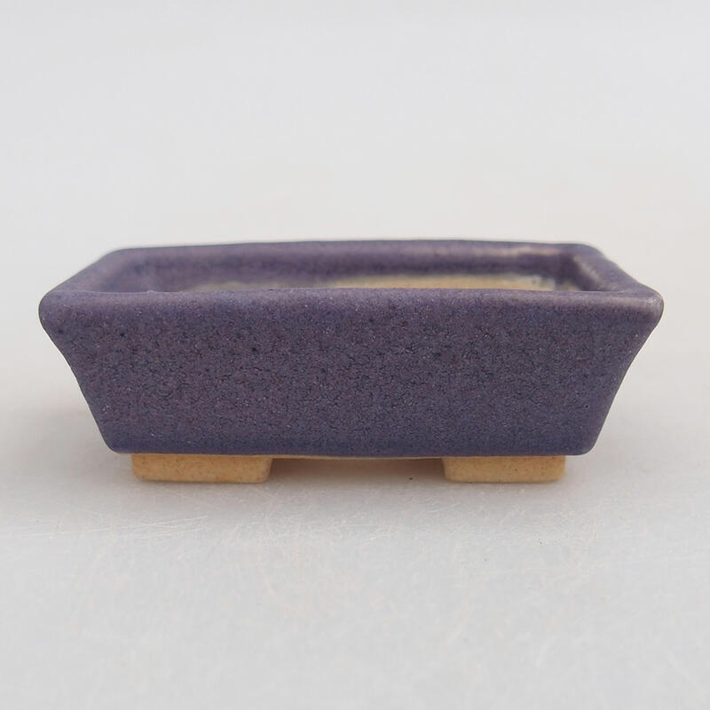 Mini miska bonsai 5,5 x 3,5 x 2 cm, kolor fioletowy