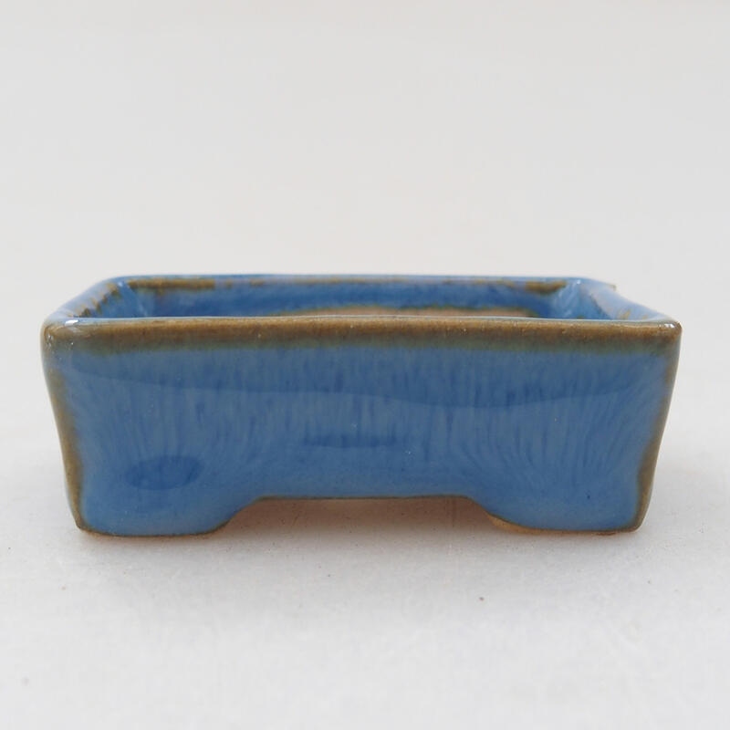 Mini miska bonsai 5 x 3 x 2 cm, kolor niebieski