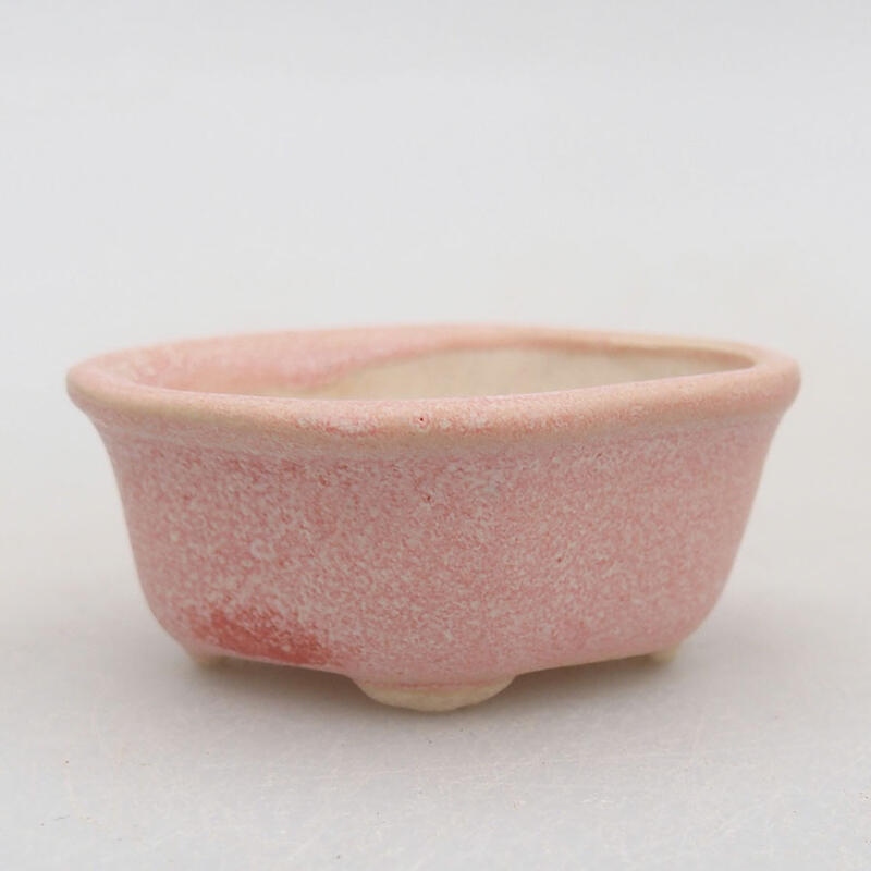 Mini miska bonsai 5 x 4 x 2 cm, kolor różowy
