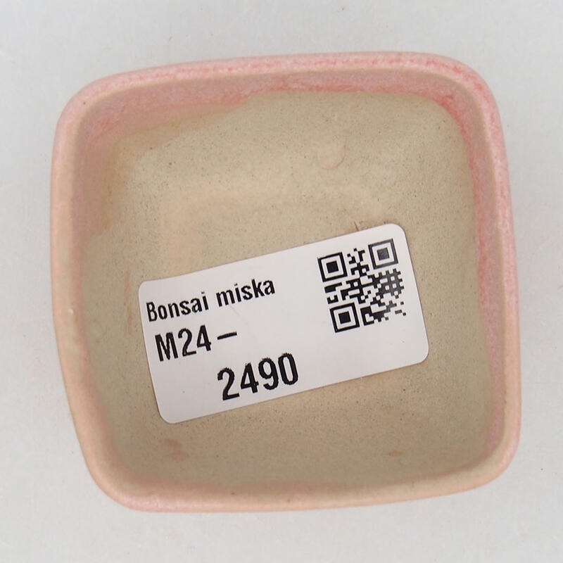 Mini miska bonsai 5 x 5 x 3 cm, kolor różowy