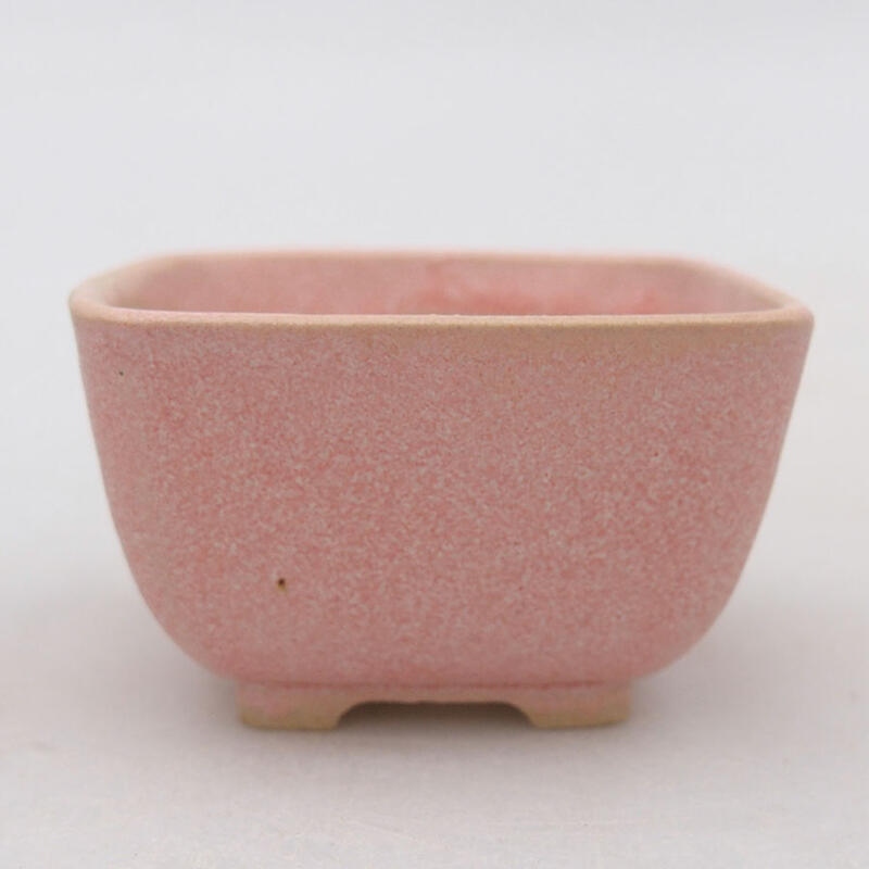 Mini miska bonsai 5 x 5 x 3 cm, kolor różowy