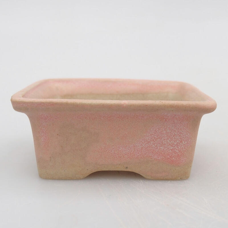 Mini miska bonsai 6 x 4,5 x 2,5 cm, kolor różowy