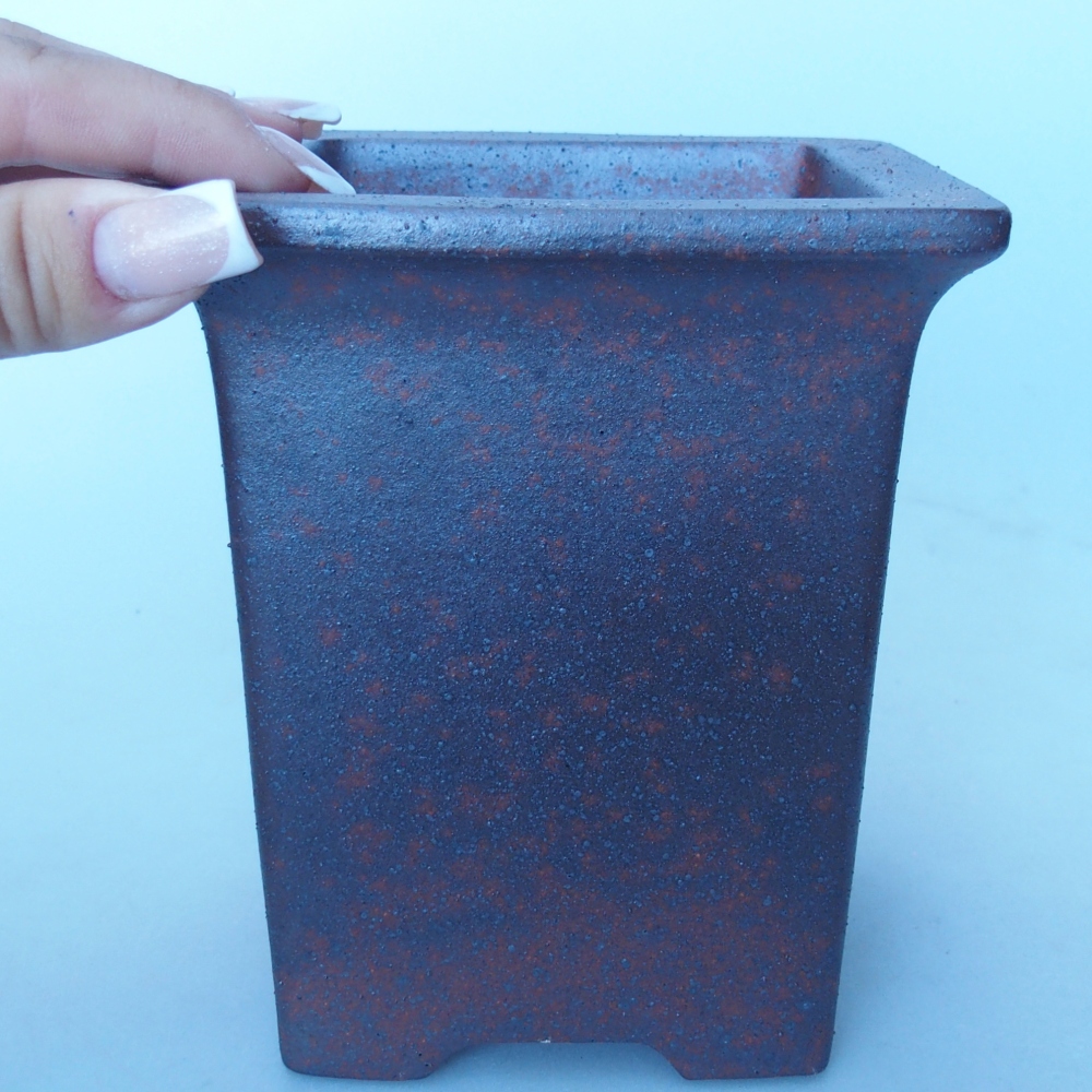 Miska 11,5 x 11,5 x 13 cm brązowa
