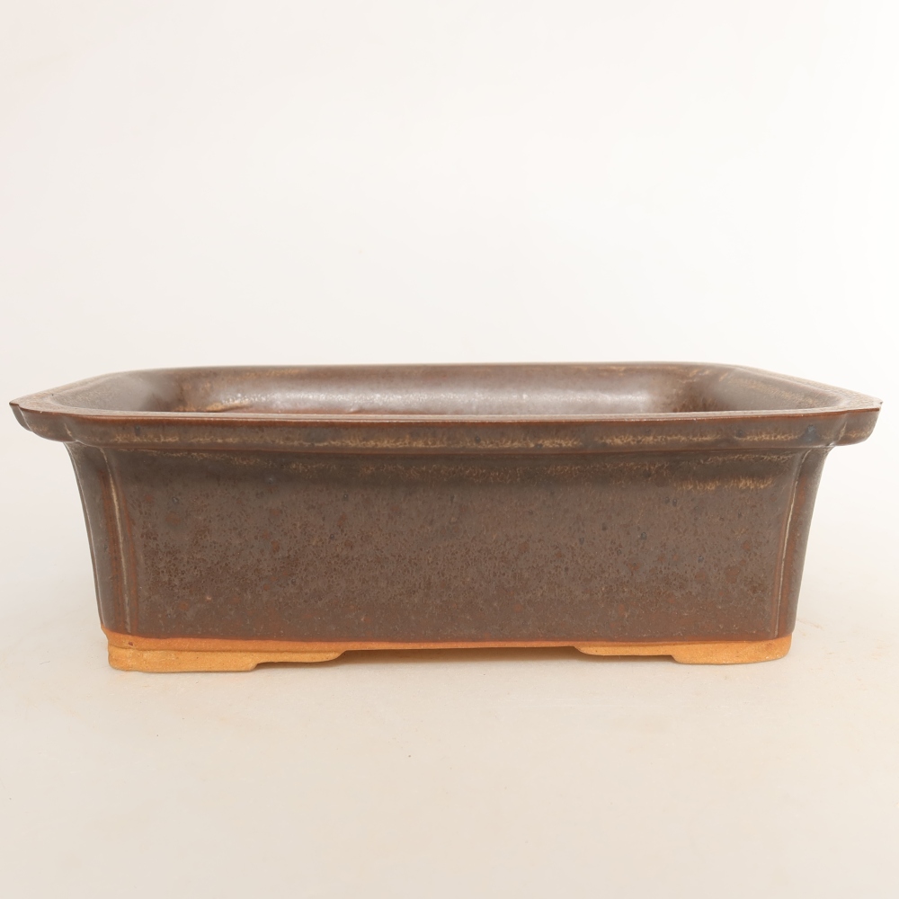 Miska ceramiczna  20 x 15,5 x 5,5 cm, kolor brązowy
