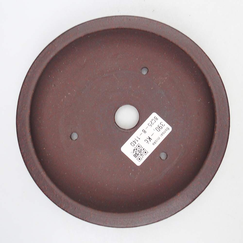 Miska 16 x 16 x 3,5 cm brązowo-czerwona