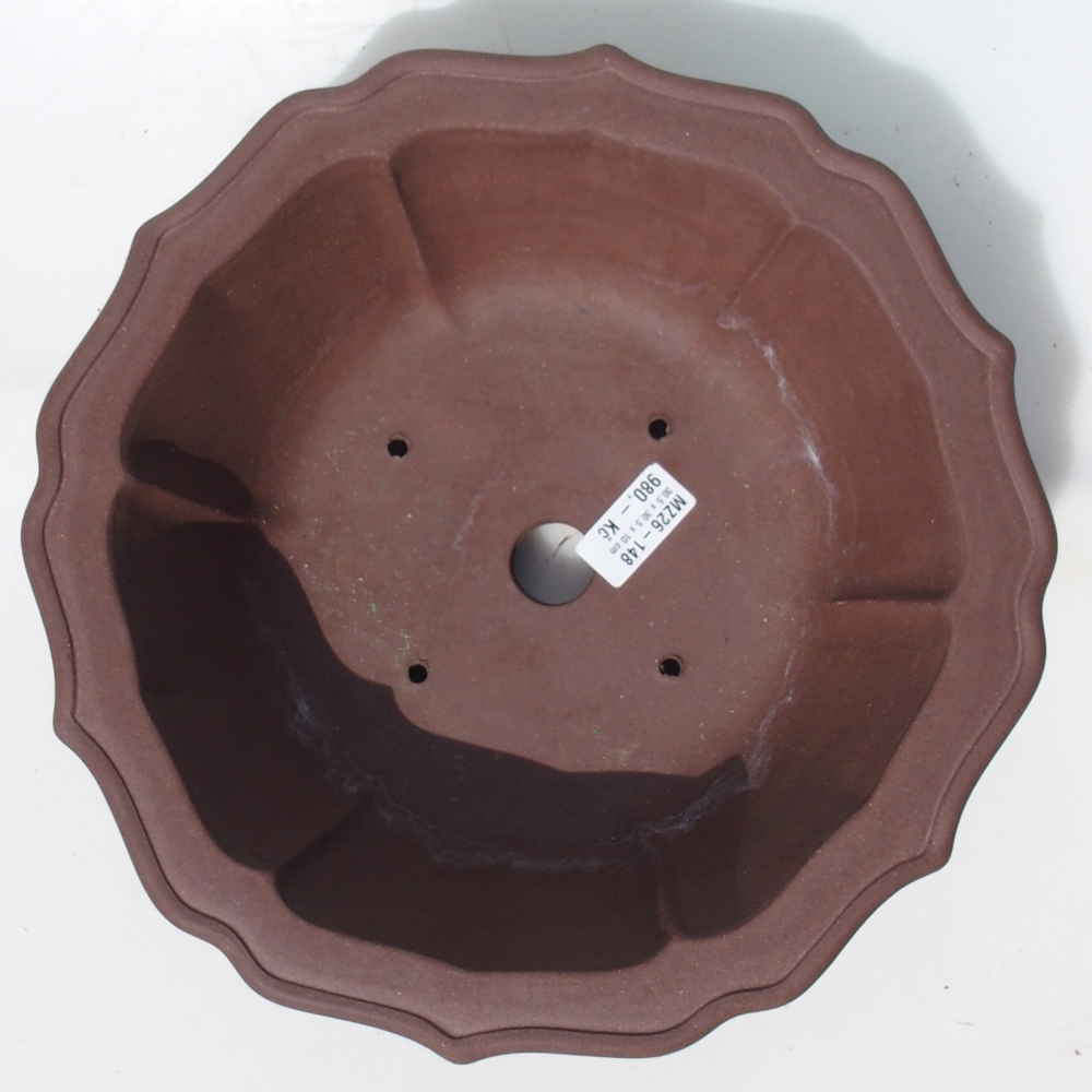 Misa do bonsai 30,5 x 30,5 x 10 cm - brązowa