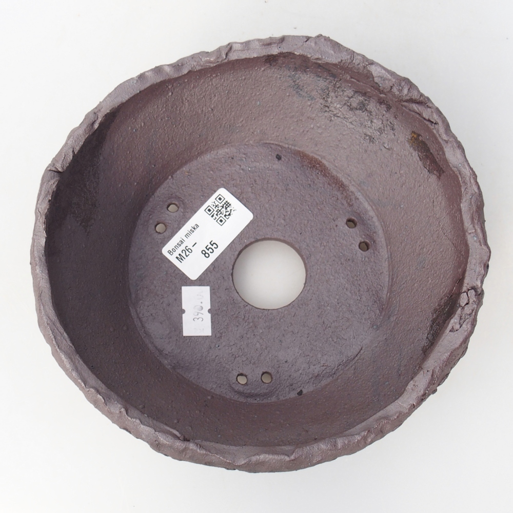 Ceramiczna miska na bonsai 18 x 17 x 6 cm, kolor metaliczny