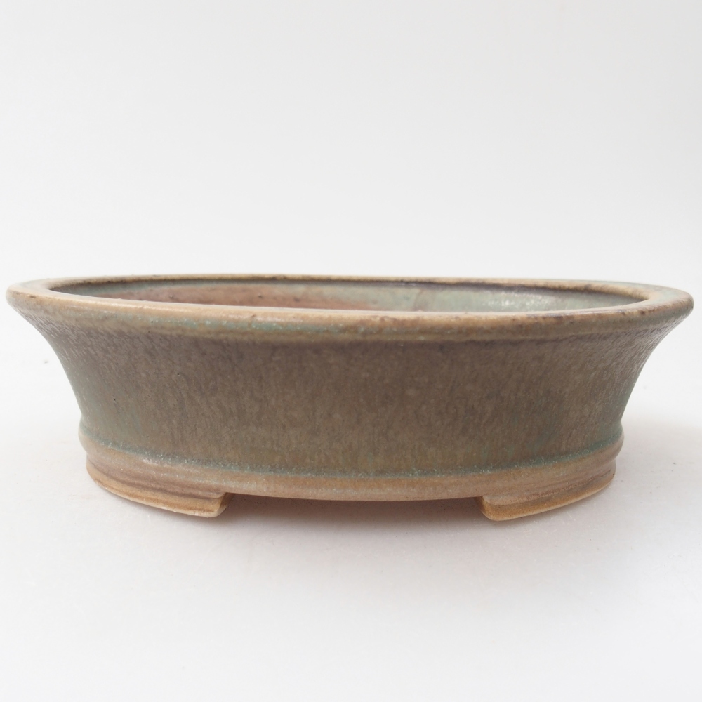 Ceramiczna miska na bonsai 17,5 x 16 x 4,5 cm, kolor podlewany