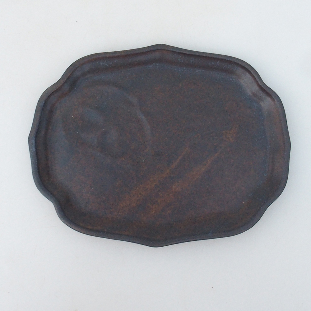 Bonsai bowl + spodek H01 - 12x9x5 cm