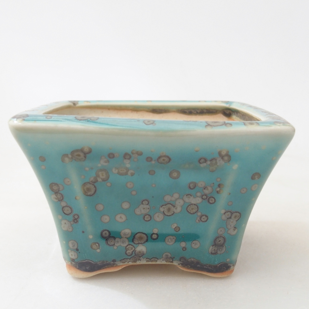 Miska 8,5 x 8,5 x 6 cm niebieska