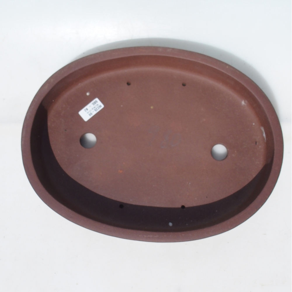 Misa do bonsai 40 x 30,5 x 7,5 cm - brązowa