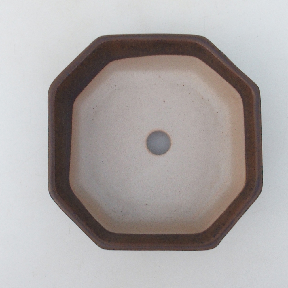 Bonsai bowl H13 - 12,5 x 12,5 x 4,5 cm. - niebieski