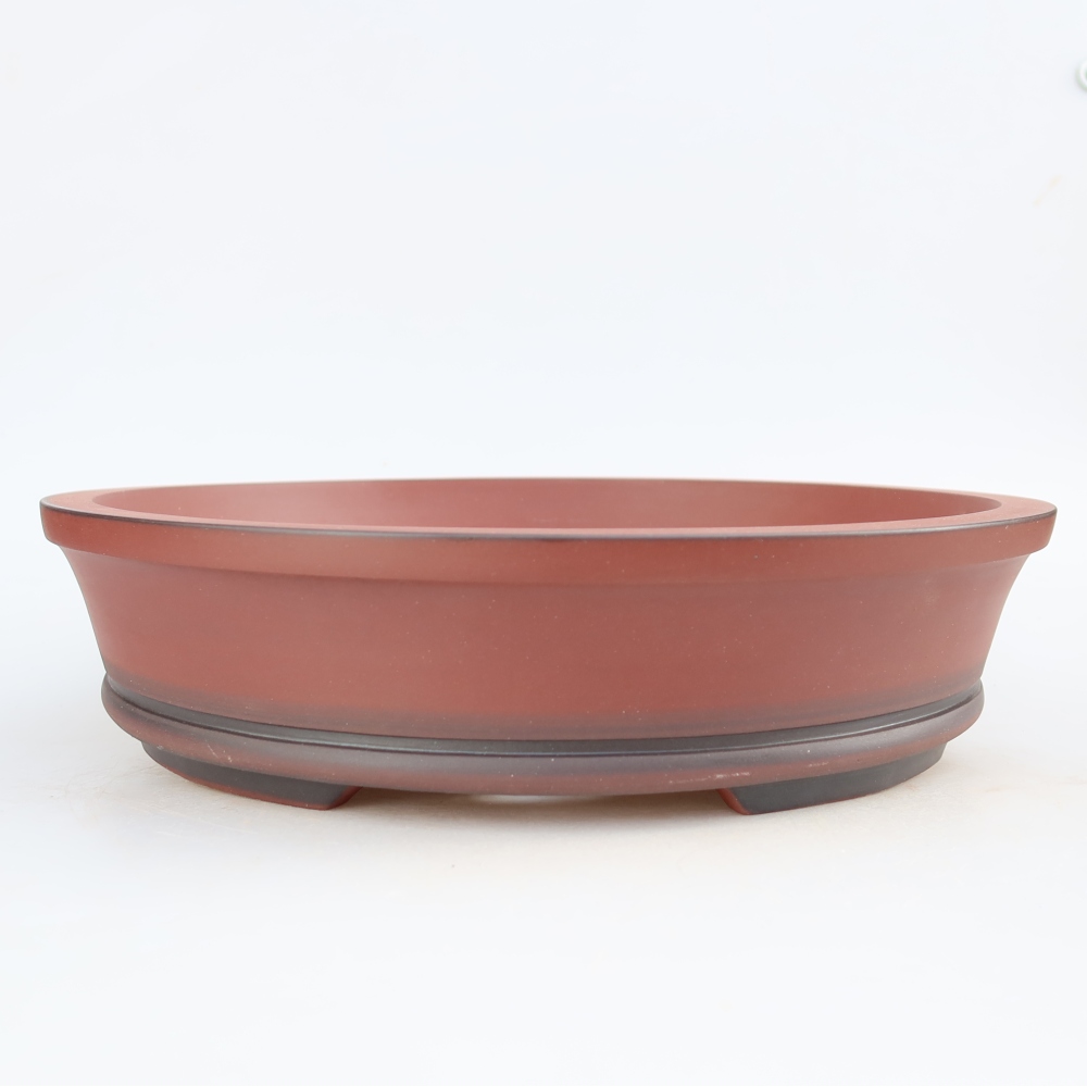 Ceramiczna miska  30,5 x 30,5 x 7 cm, kolor ceglasty