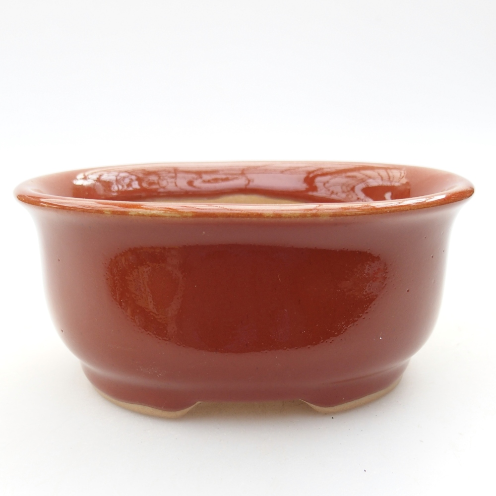 Ceramiczna miska do bonsai 12 x 10 x 5,5 cm, brązowa