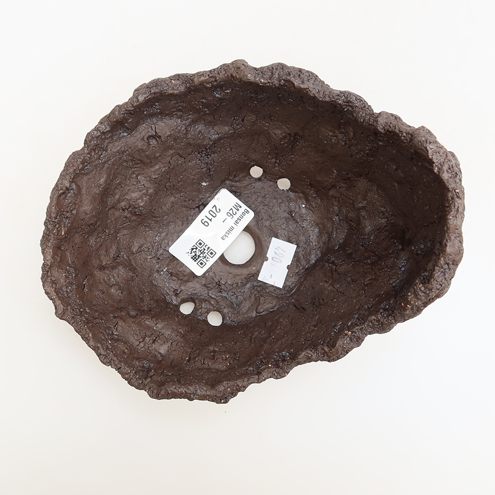 Ceramiczna skorupa 14,5 x 12 x 13 cm, kolor brązowy