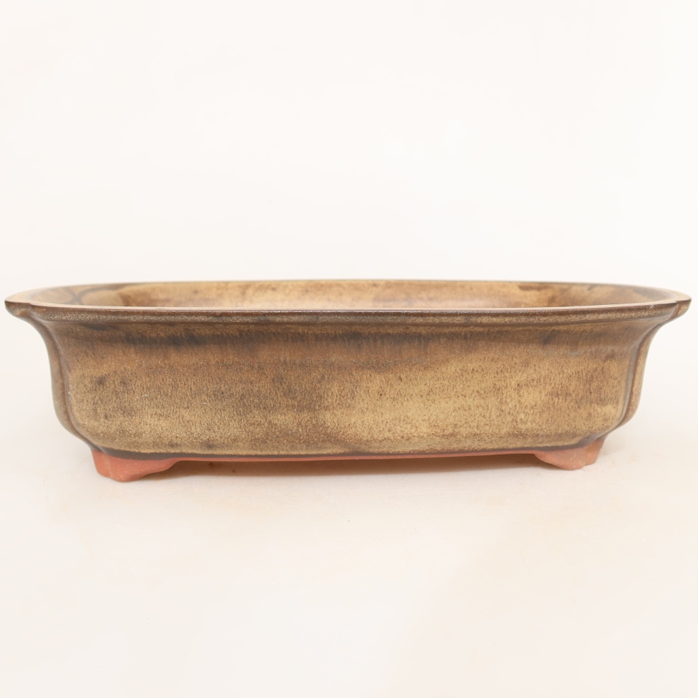 Ceramiczna miska  24 x 17 x 6 cm, kolor brązowy