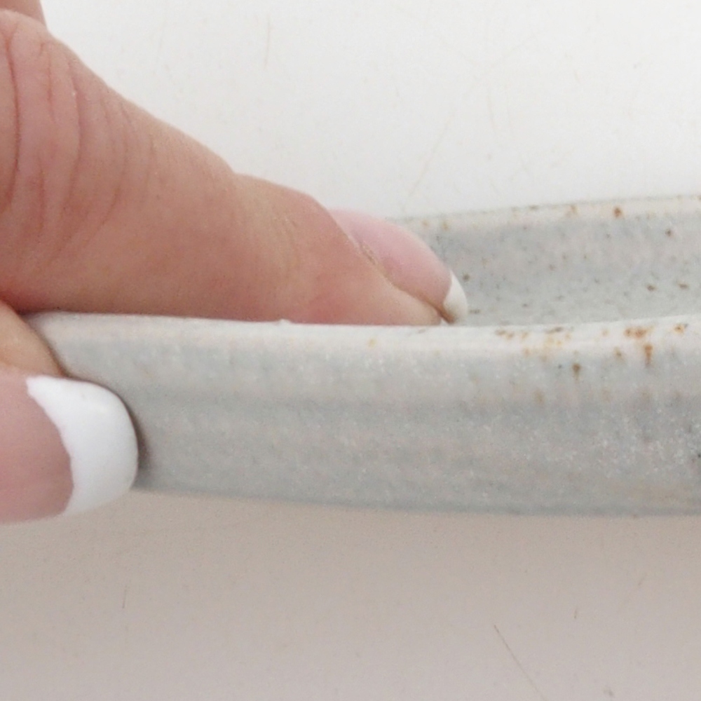 Ceramiczna miska H05 -11 x 8,5 x 1 cm - beżowa