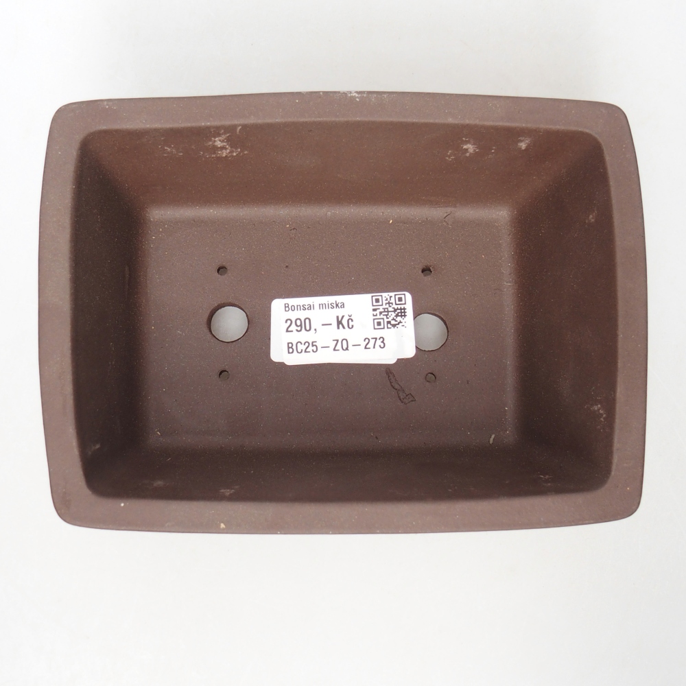 Miska 15,5 x 11,5 x 6,5 cm brązowa