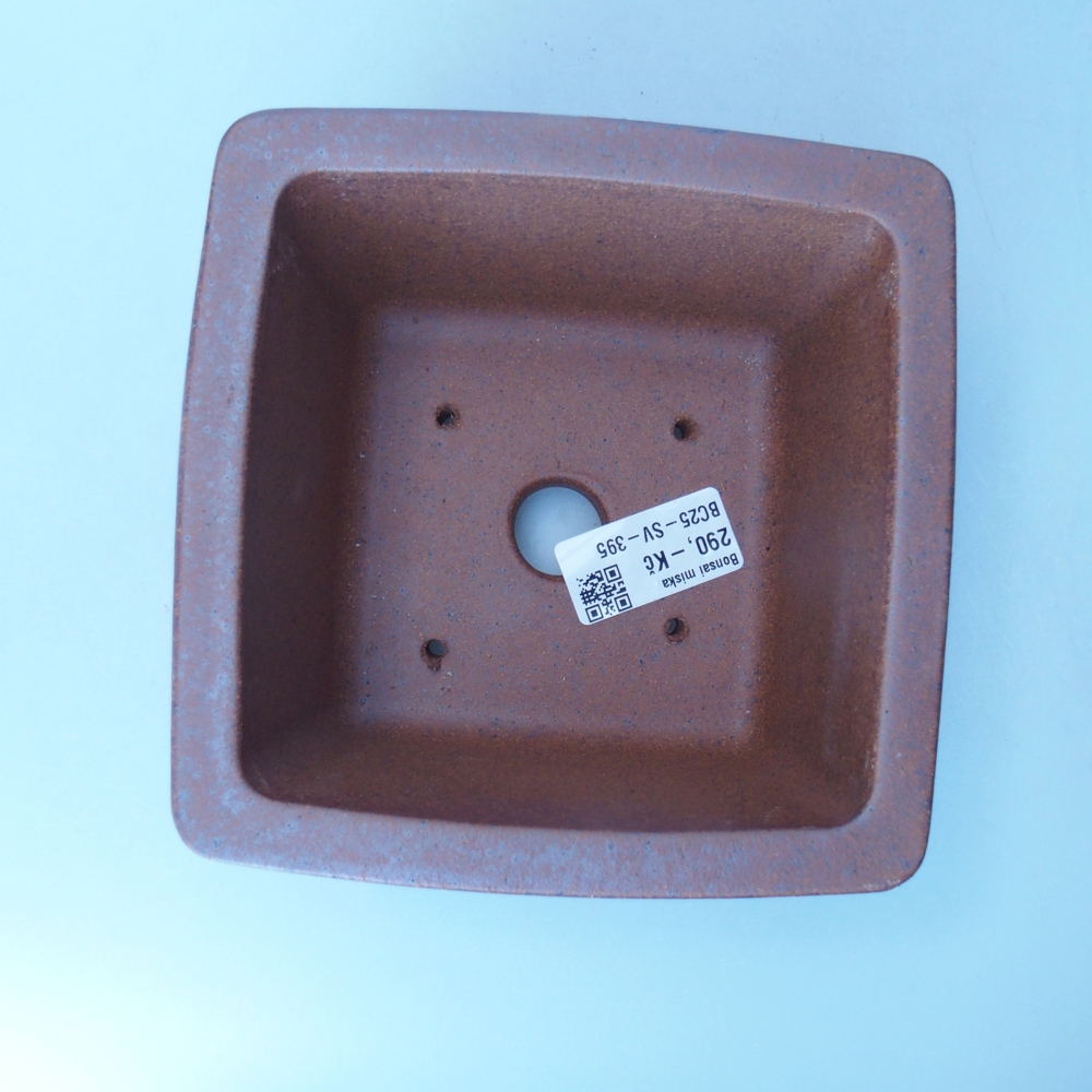Miska 16,5 x 16,5 x 6,5 cm brązowa