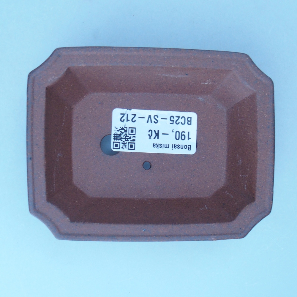 Miska 11 x 8,5 x 3,5 cm brązowa